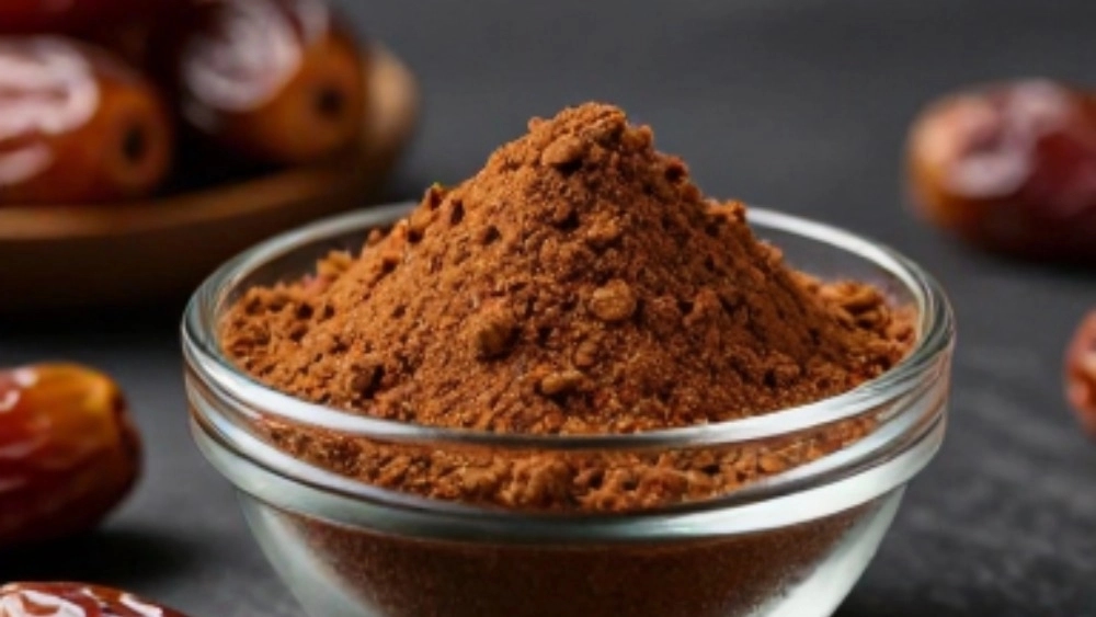 پودر خرما مضافتی  طعم اصیل و کیفیت ممتاز آبنوس کمپانی اصفهان